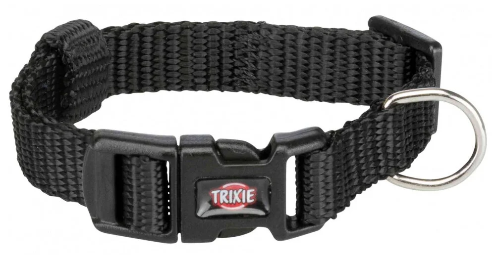  Ошейник Trixie Premium, M-L, 35-55см, 20мм, чёрный